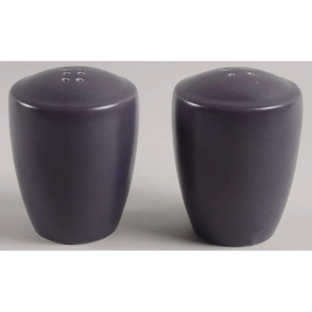 Noritake | Colorwave Plum | Stoneware Salt and Pepper Shaker Set | MCM Style